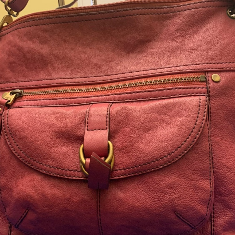Fossil Crossbody Pink Purse